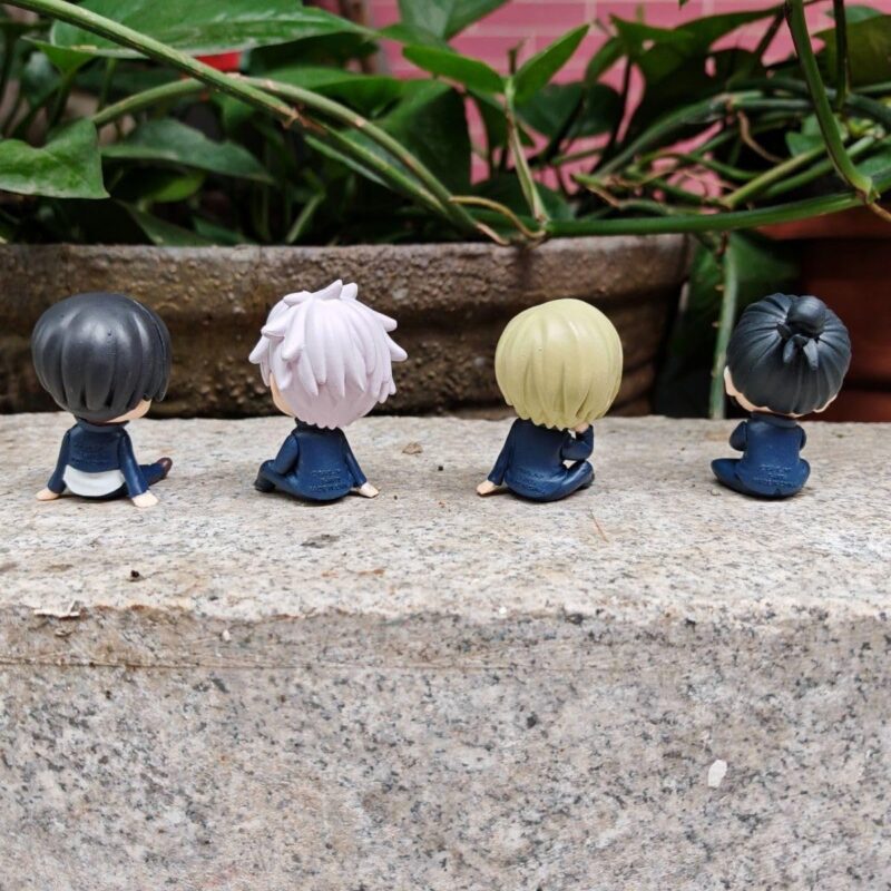 Fushigura Megumi/Ryomen Sukuna/Geto Suguru/Itadori Yuji Look Up Figure PVC Q Version Model Statue Figure Set - Image 3