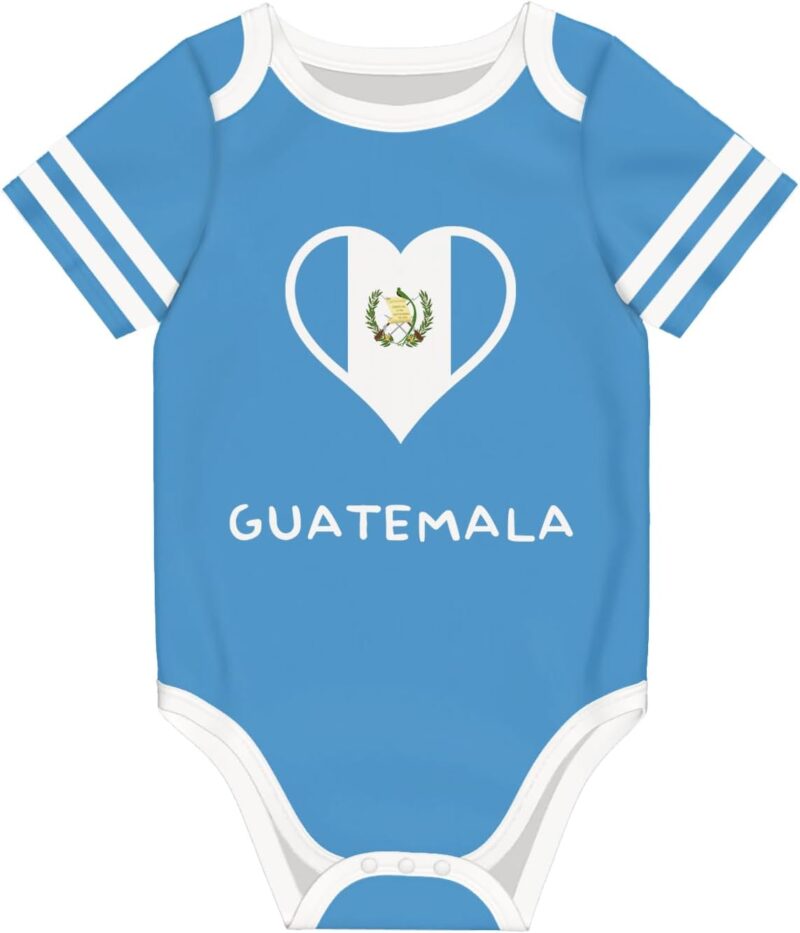 Custom Baby Bodysuit National Team Soccer Jersey Personalized Name Number for Boy Girl Gifts - Image 2