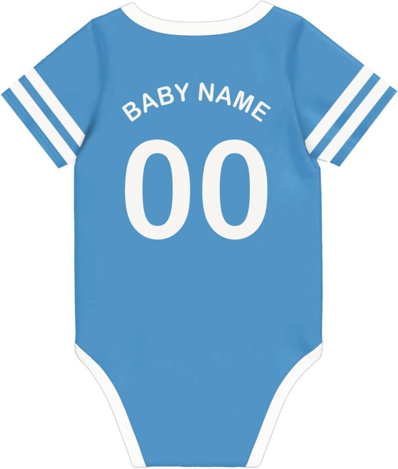 Custom Baby Bodysuit National Team Soccer Jersey Personalized Name Number for Boy Girl Gifts - Image 3