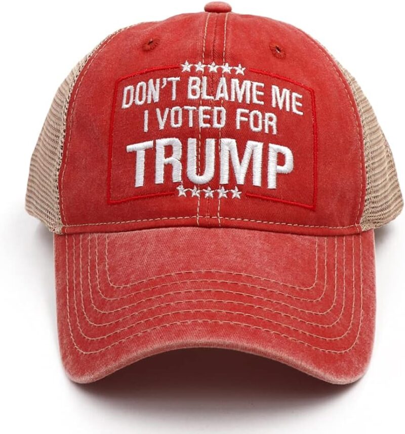 Trump 2024 Hat,Dont Blame Me I Voted for Trump Hat Donald Trump MAGA Adjustable Baseball Cap