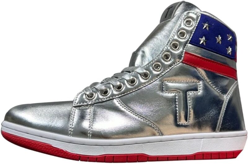 Trump silvery Running Shoes for Men, Women, and Youth - T Sneakers Never Surrender