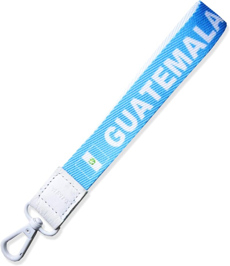 Guatemala Flag Lanyard Keychain - ID Lanyard for Keys Badge Fob Women Men