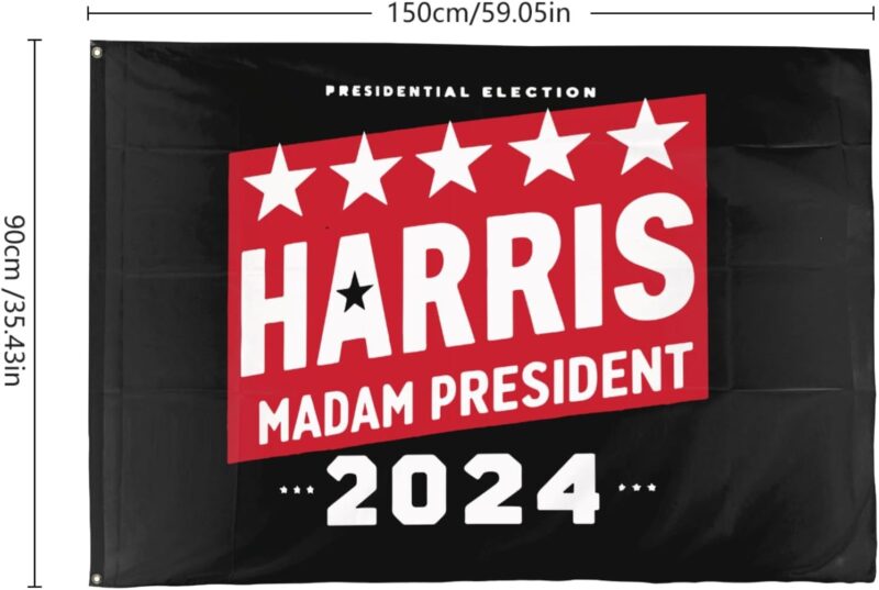 Kamala Harris 2024 President Flag, Bye Biden Flag, Harris 2024, Election 2024 Flag Flags For Room Teen Popular Flag Outdoor Wall Decor For Parties 3x5 Ft, Retirement Gifts For Friends - Image 2