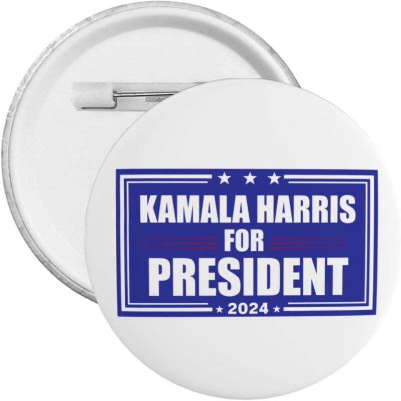 Kamala Harris 2024 Campaign Pins Kamala Harris 2024 Round Badge Brooch Decor Button Circle Badges Round Chest Pins New Pins Buttons Badges