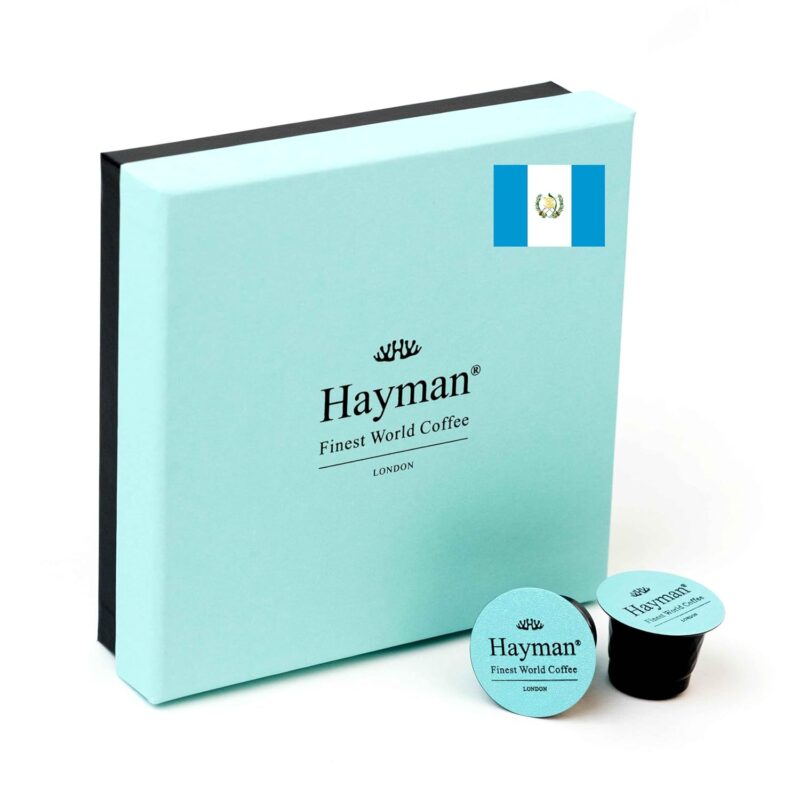 Hayman Coffee, 100% Guatemala El Frutal Coffee, Coffee Pods For Nespresso Original Line Coffee Machine, 20 Pods | Espresso Capsules, Medium Roast Coffee, Guatemalan Coffee