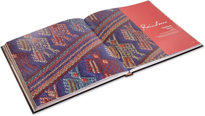 NOVICA Handmade Book Mayan Threads with Recycled Paper Pages from Guatemala Multicolor Decor Accessories Books and Music Cultural 'Mayan Threads of Guatemala - The Language of Symbols - Volume I' - Image 2