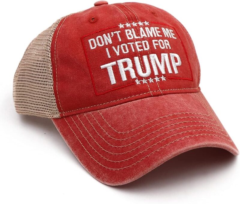 Trump 2024 Hat,Dont Blame Me I Voted for Trump Hat Donald Trump MAGA Adjustable Baseball Cap - Image 2