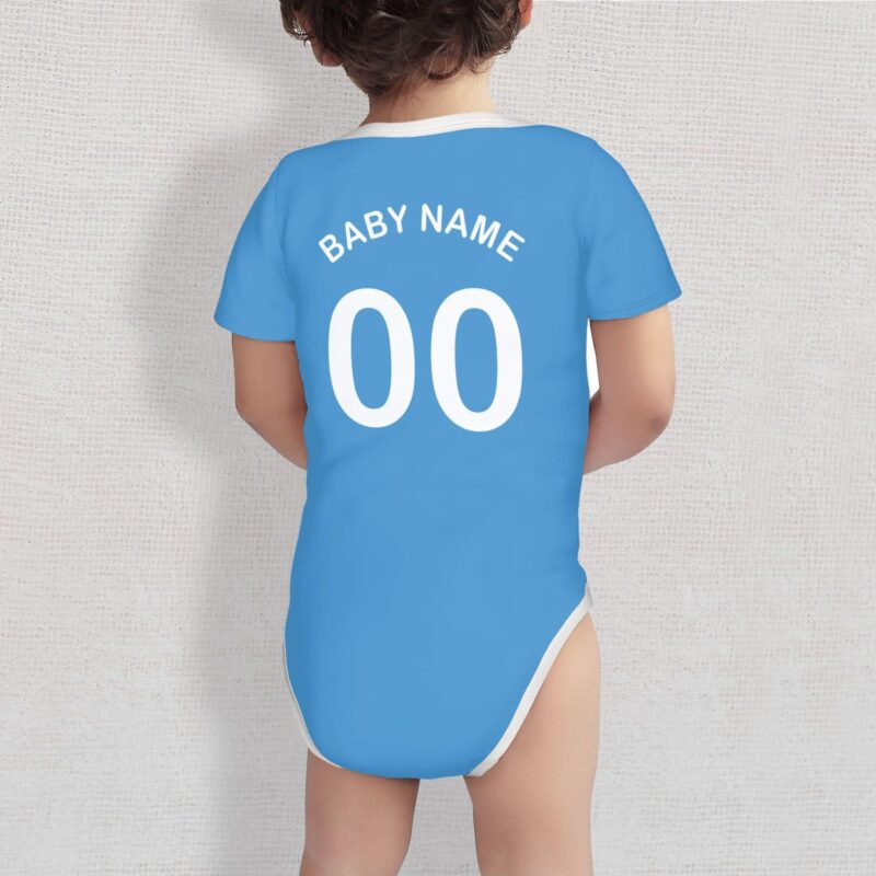 Custom Baby Bodysuit National Team Soccer Jersey Personalized Name Number for Boy Girl Gifts - Image 5