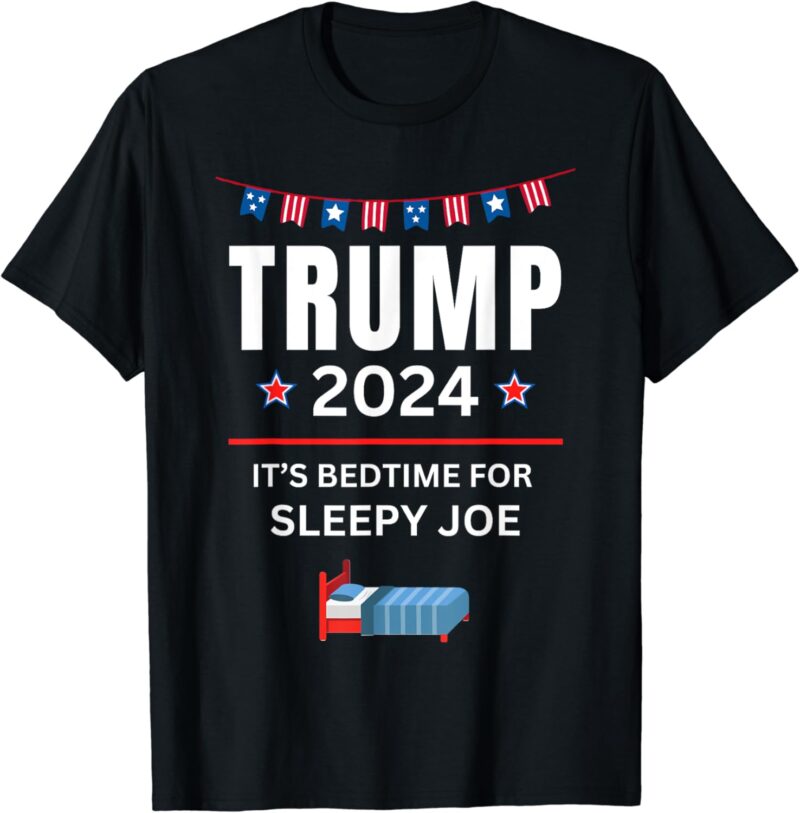 Trump 2024,Funny Anti Sleepy Joe Biden, Pro Trump Republican T-Shirt