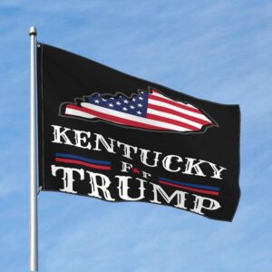 4x6 Ft Flags Trump 2024 Kentucky Map Kentucky For Trump Flag America Usa Flag With Metal Grommet No Flagple