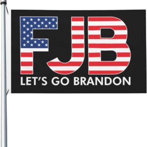 Trump Flag Made In Usa Fuck Joe Biden Let'S Go Brandon Flag Fuck Biden Flag Trump And American Flag 3x5 Feet Indoor Outdoor Decoration With Vivid Color And Uv Fade Resistant