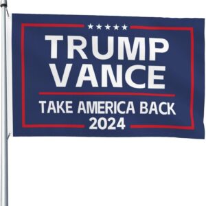 2024 Flag 4x6 Trump 2024 President J D-Vance Take Save American Back 4 * 6Ft Yard Flag For Outdoor Lawn Banner Sign