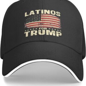 Latinos for Trump Hat Latinos for Donald Trump 2024 Hat Men Women Baseball Cap Funny Trucker Hat