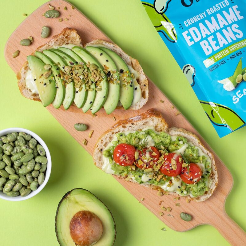 The Only Bean - Crunchy Roasted Edamame Beans (Sea Salt) - Keto Snacks (2g Net) - High Protein Healthy Snacks (14g Protein) - Low Carb & Calorie, Gluten-Free Snack, Vegan Food - 4 oz (3 Pack) - Image 6