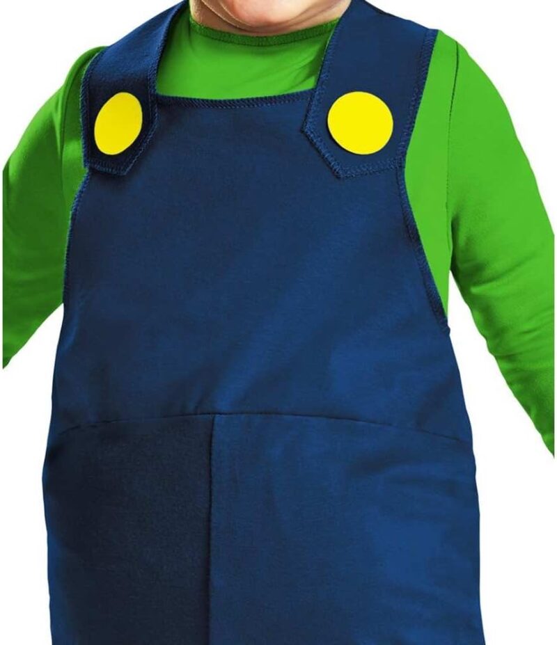 Disguise Nintendo Super Mario Brothers Luigi Boys Toddler Costume - Image 3