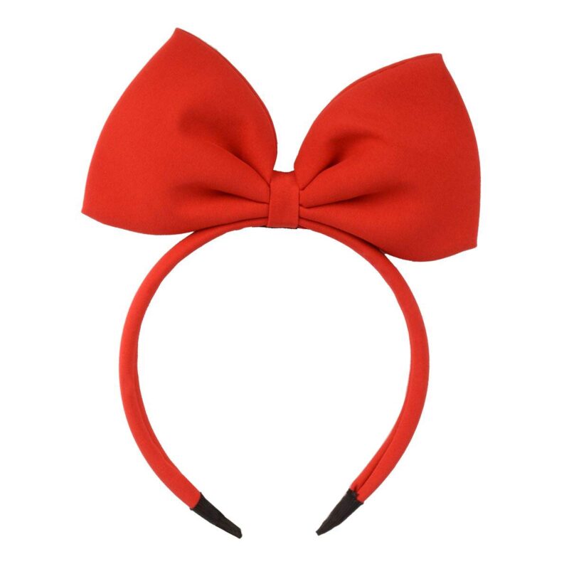 Hair Band Bow Headbands Headdress for Women and Girls, Perfect Hair Accessories for Party and Cosplay (Red)