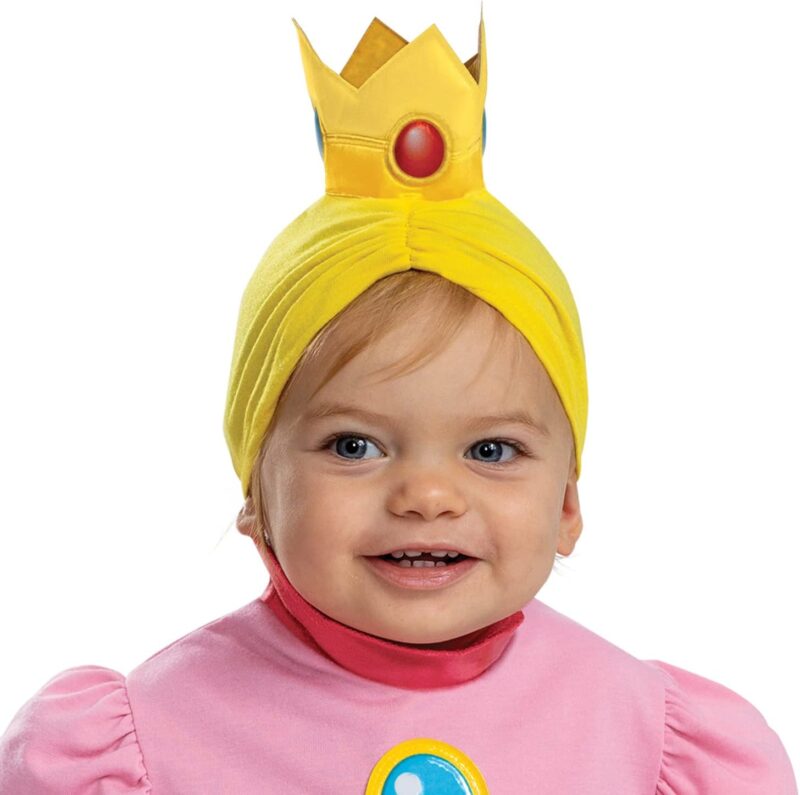 Disguise Girl's Super Mario Bros Infant Posh Princess Peach Costume - Image 4