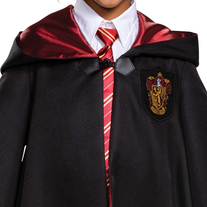 Harry Potter Robe, Official Hogwarts Wizarding World Costume Robes, Prestige Kids Size Dress Up Accessory - Image 4