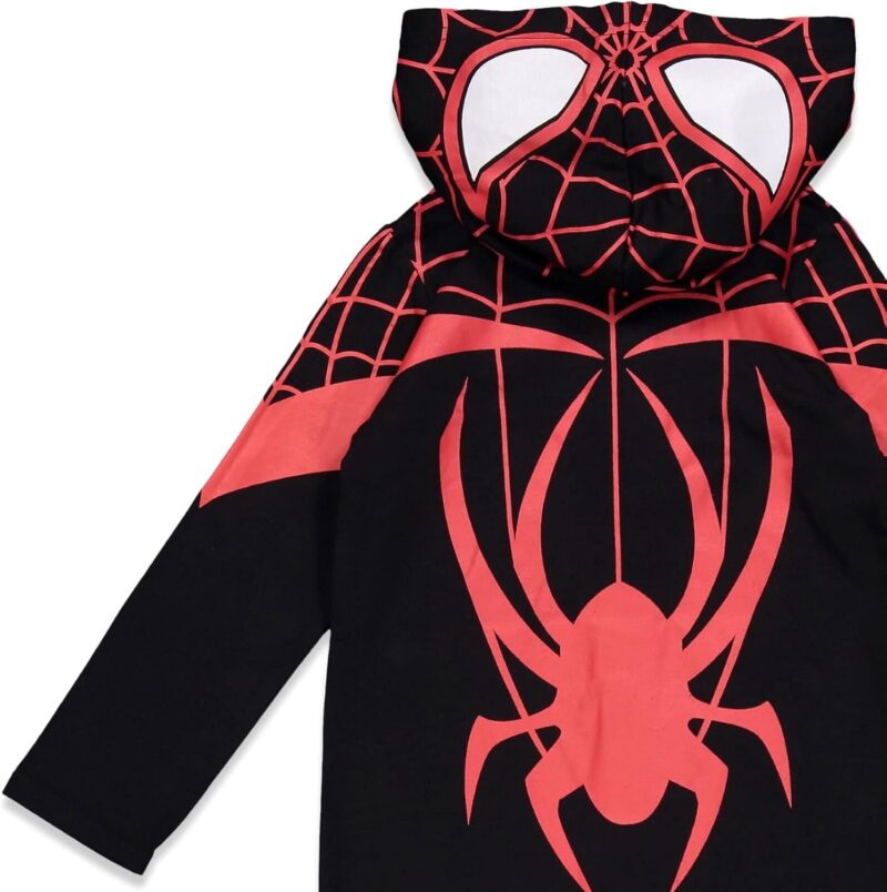 Marvel Avengers Spider-Verse Spider-Man Venom Iron Man Zip Up Cosplay Coverall Newborn to Little Kid - Image 6