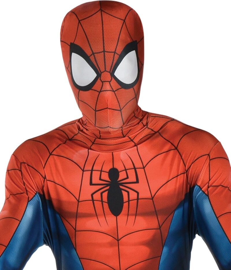 Party City Spider-Man Suit Costume for Men - Marvel Comics Superhero One-Piece Costume - Costumes for Halloween, Birthday Parties & Themed Events - Image 4