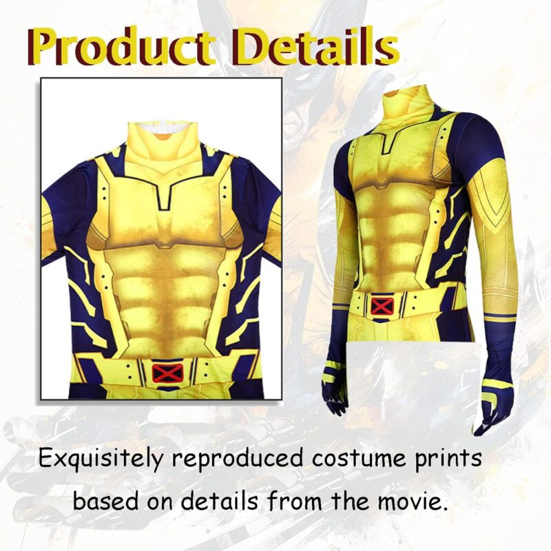 Superhero Cosplay Costume for Men Halloween Cosplay Costume Outfit Jumpsuit Adult - Image 2