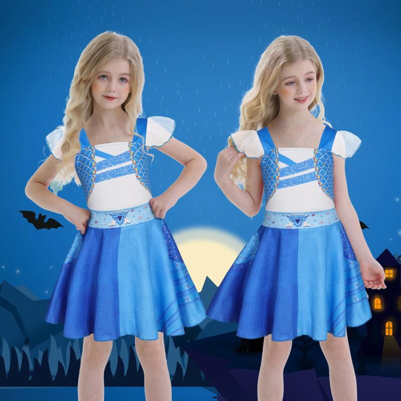 Benylion Rise of Red Costume Descendants Halloween Costumes for Girls Red Descendants Costume Chloe Bridget Costume Outfit - Image 2