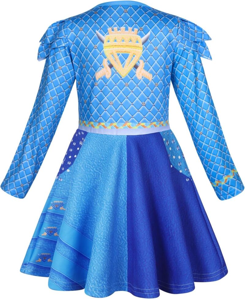 Descendants Rise of Red Costume Girls Halloween Costumes Outfit Princess Dresses Kids Long Sleeves Cosplay Clothes - Image 2