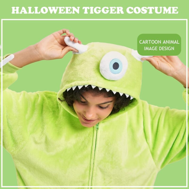 Adult Onesie Pajamas Unisex Animal One-Piece Cartoon Costume Cosplay Homewear Sleepwear Partywear For Men Women - Image 2