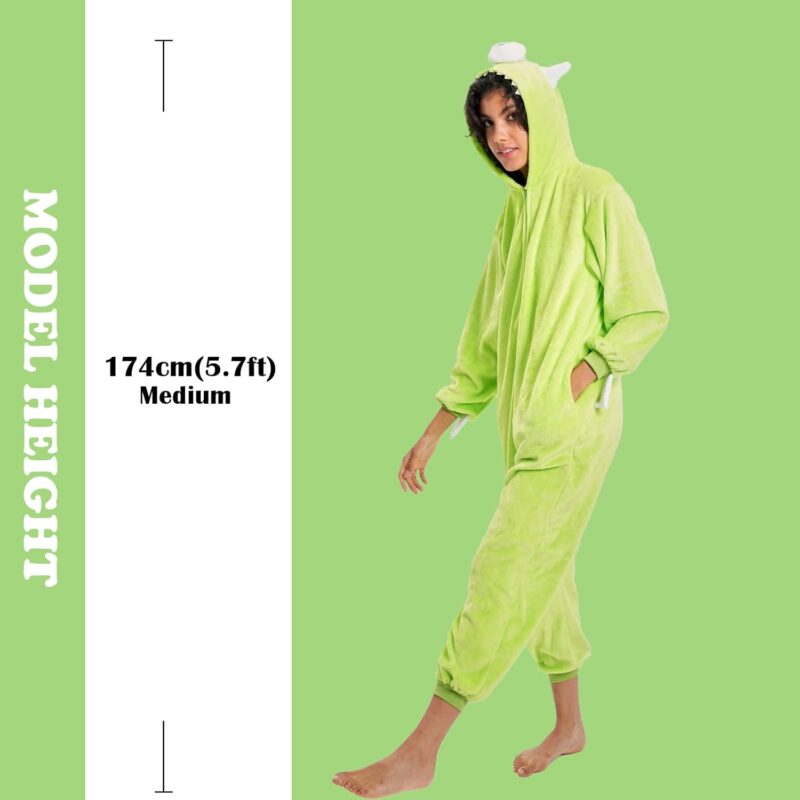 Adult Onesie Pajamas Unisex Animal One-Piece Cartoon Costume Cosplay Homewear Sleepwear Partywear For Men Women - Image 5