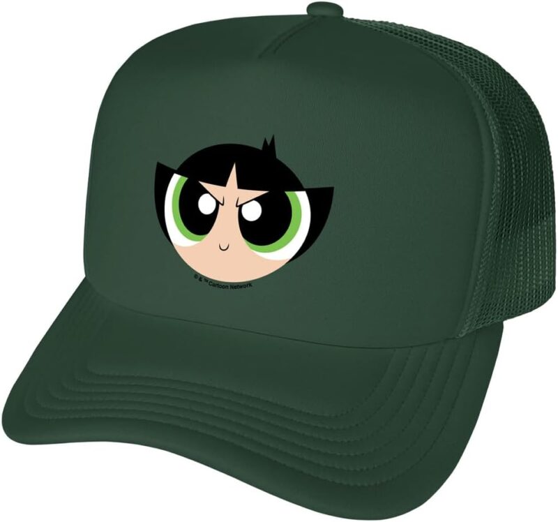 Popfunk Official The Powerpuff Girls Powerpuff Girl Head Foam Snapback Trucker Hat - Unisex for Men and Women