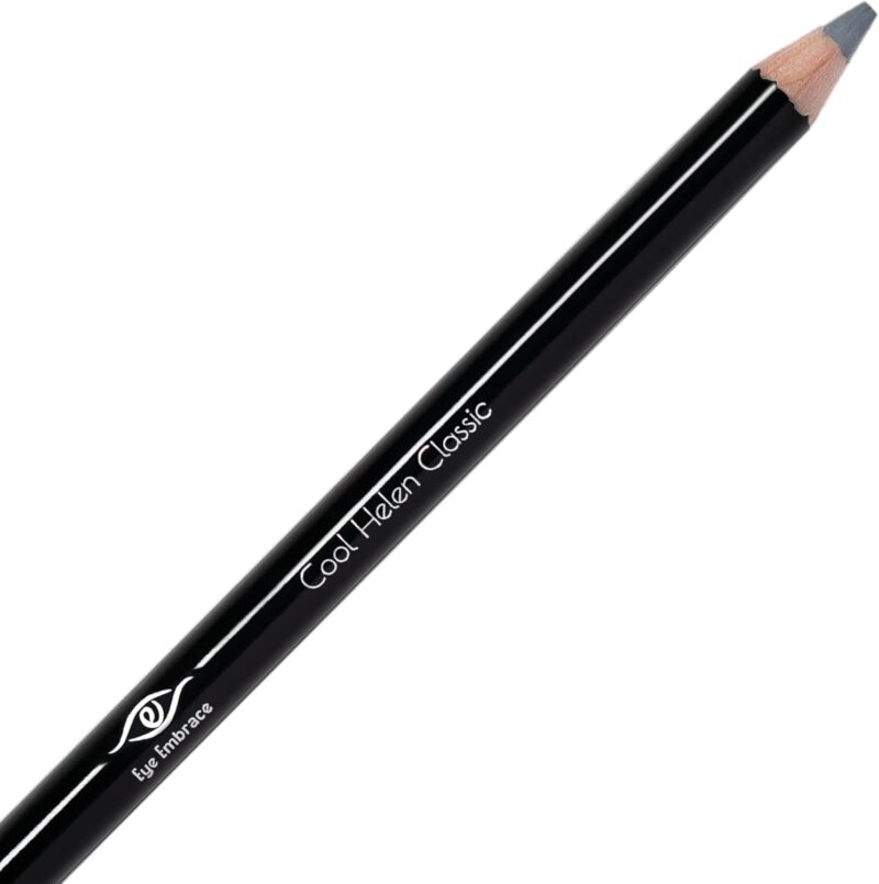 Eye Embrace Cool Helen Classic: Light Gray Wooden Eyebrow Pencil – Waterproof, Double-Ended Pencil with Sharpener & Spoolie Brush, Cruelty-Free - Image 7