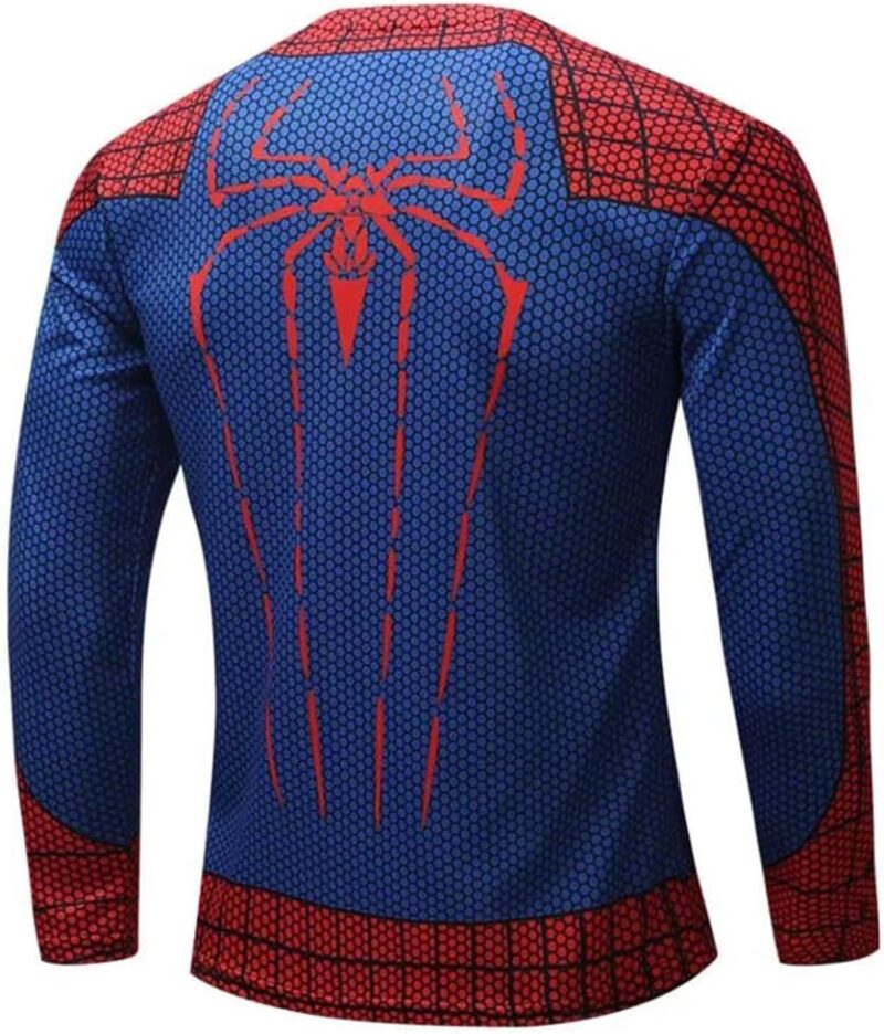 3D Super Hero Close-Fitting Quick-Drying Elastic Sport Cosplay T-Shirt - Image 2