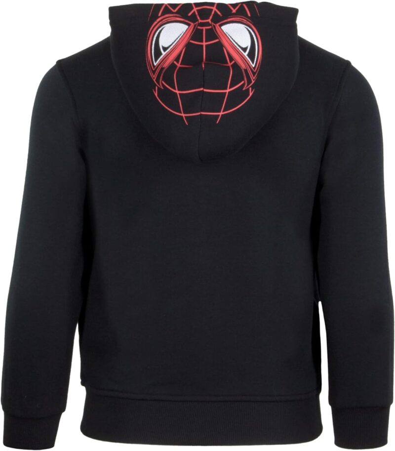 Marvel Superheroes Boys Zip-Up Fashion Hoodie for Kids, Boys Spider-Man & Avengers Cosplay Hooded Sweatshirt for Kids - Image 4