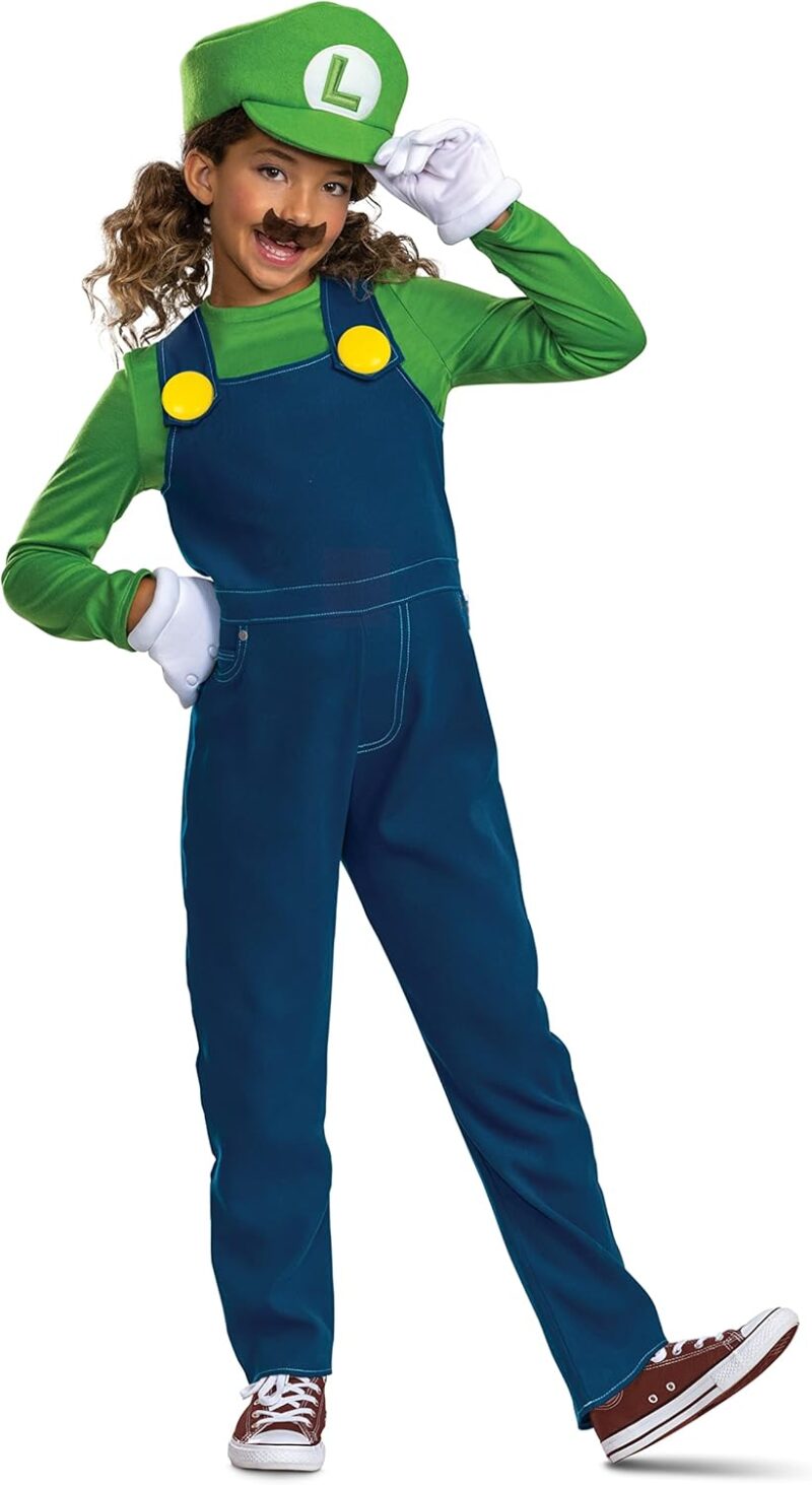 Kid's Super Mario Bros Premium Mario Costume - Image 5