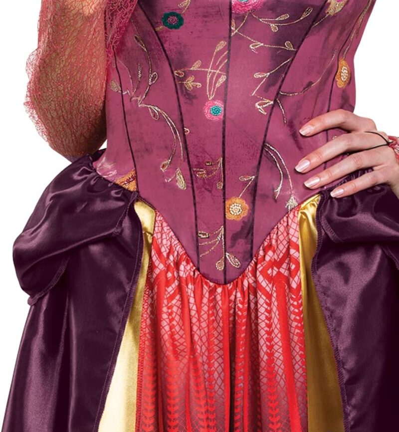 Disguise Adult Hocus Pocus Deluxe Sarah Costume - Image 5