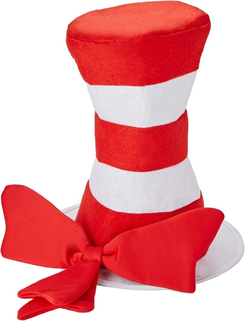 Spirit Halloween Dr. Suess Adult Cat in the Hat Costume Accessory Kit Deluxe | Officially Licensed | Classic Storybook Outfit - Image 2