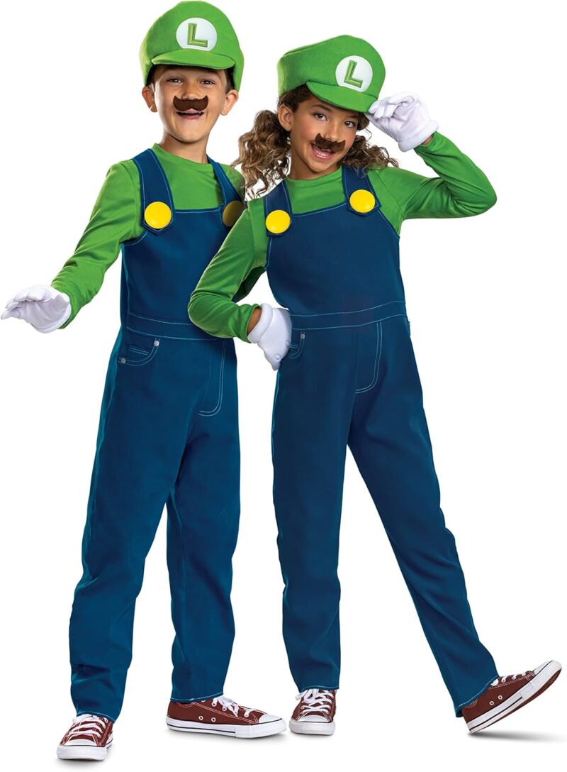 Kid's Super Mario Bros Premium Mario Costume