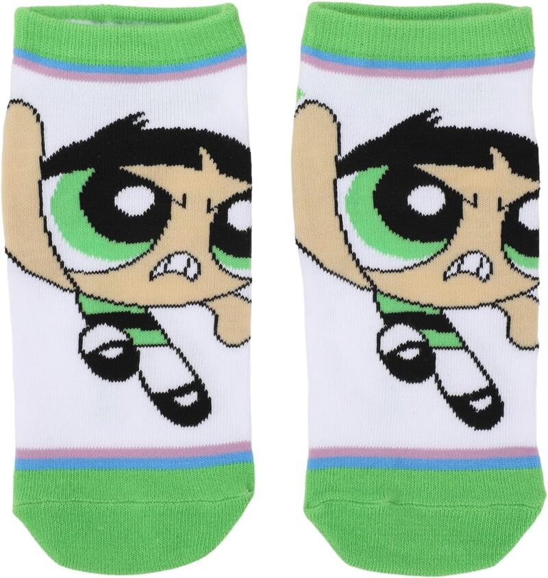 Bioworld Adult Powerpuff Girls Ankle Socks 5-Pack - Superhero Style for Your Feet - Image 6