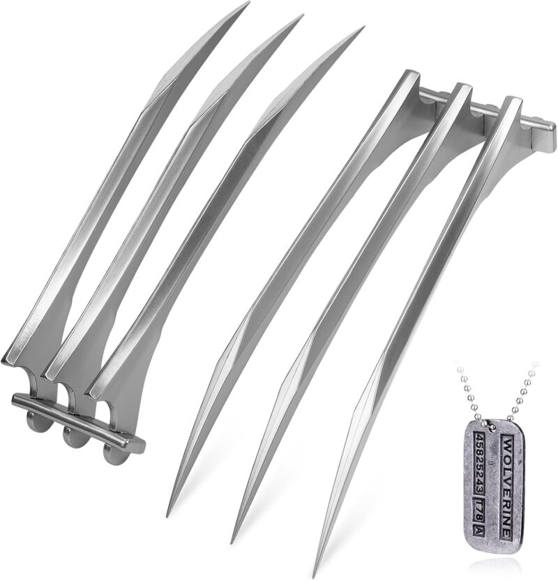 Claws for Wolverine Cosplay Costume: Halloween Accessories - Plastic Anti-Break Claws