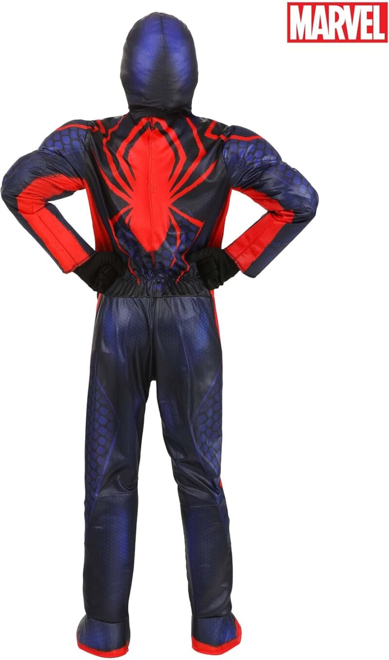 MARVEL Boys Deluxe Iron Spider Man Costume, Kids Spiderman Integrated Suit for Children, Costumes - Officially Licensed - Image 3