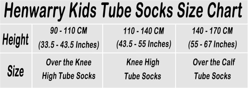 Henwarry Kids Toddler Soccer Socks Classical Stripes Cotton Soft Over the Calf Tube Socks for Boys Girls - Image 4