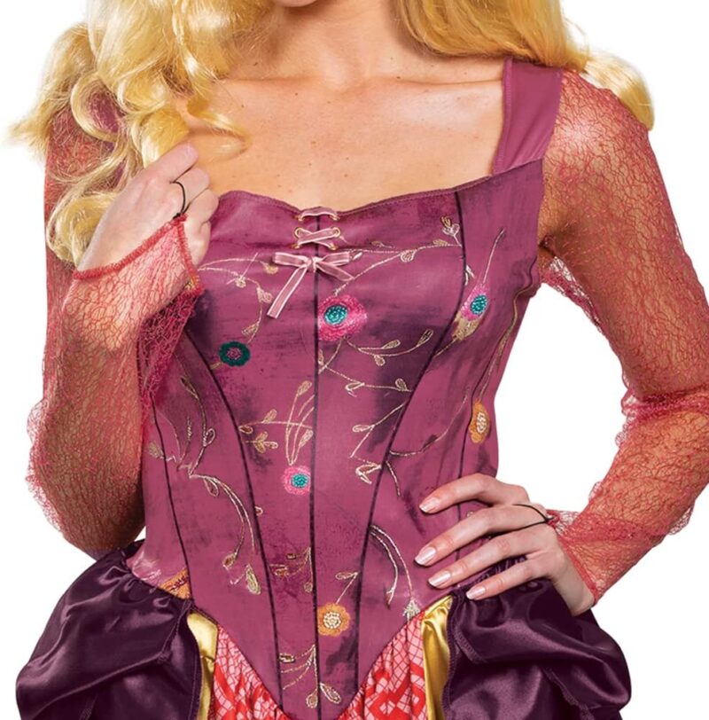 Disguise Adult Hocus Pocus Deluxe Sarah Costume - Image 3