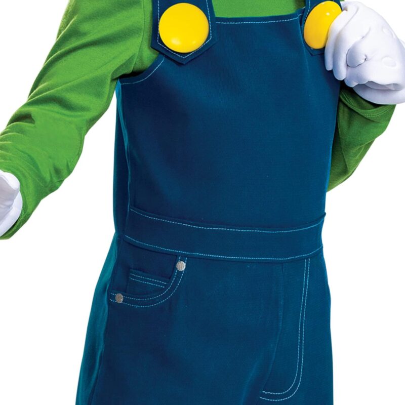 Kid's Super Mario Bros Premium Mario Costume - Image 4