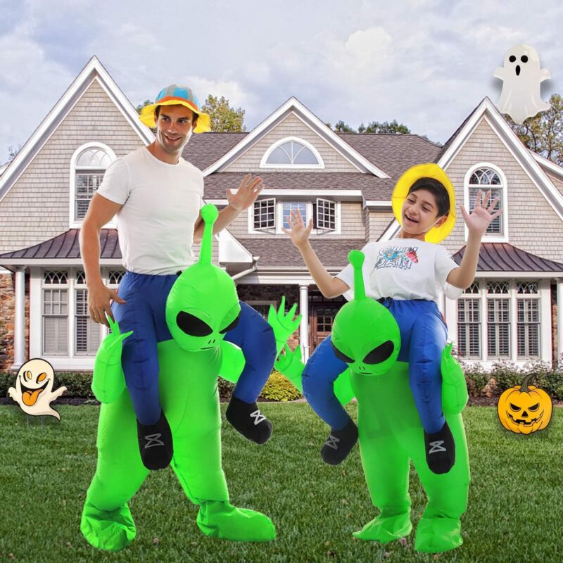 Double Couple Halloween Alien Costume Halloween Blow up Costumes - Image 6