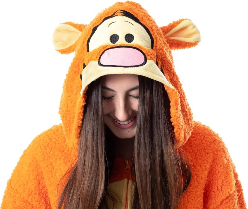 Disney Winnie The Pooh Adult Tigger Costume Plush Kigurumi Union Suit Pajama Outfit - Image 2