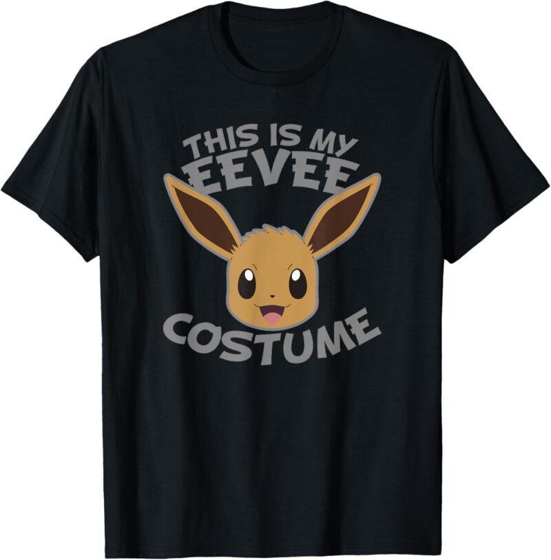 Pokémon Halloween Eevee This Is My Eevee Costume Logo T-Shirt