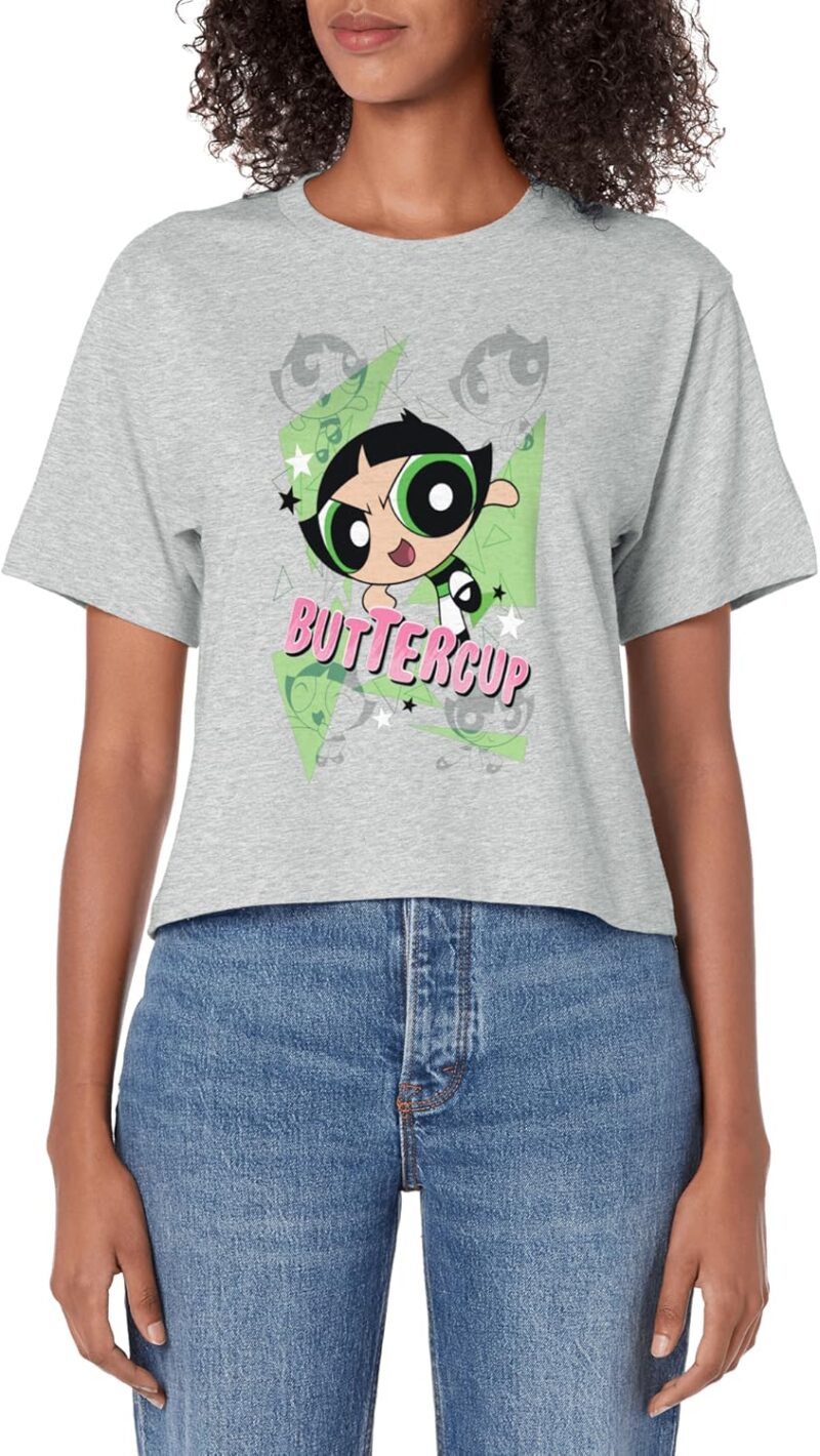 CN The Powerpuff Girls Buttercup Moves Women's Crop Top