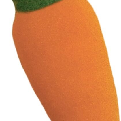Lucks Dec-Ons Decorations Molded Sugar/Cup-Cake Topper, Medium Carrot, 1.25 Inch, 231 Count