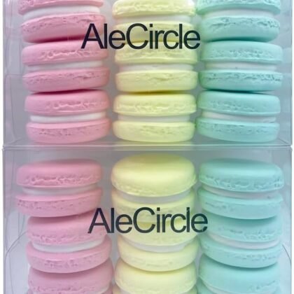 18 Pcs Fake Macarons Cake, Realistic Artificial Fake Macaronst Model Photography Props Home Decoration