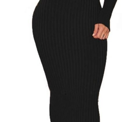SheKiss Women's Off Shoulder Long Sleeves Bodycon Sweater Dress Sexy Knit Slim Cardigans